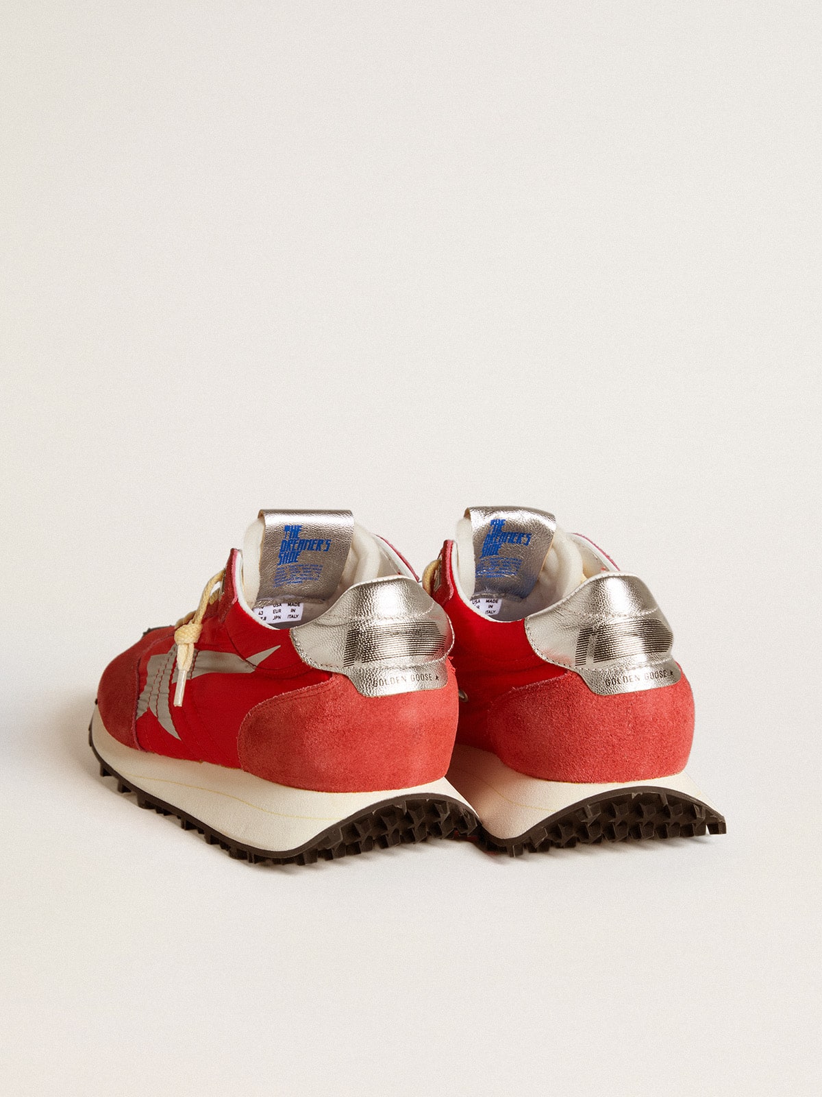 Men's Marathon with red nylon upper and silver star