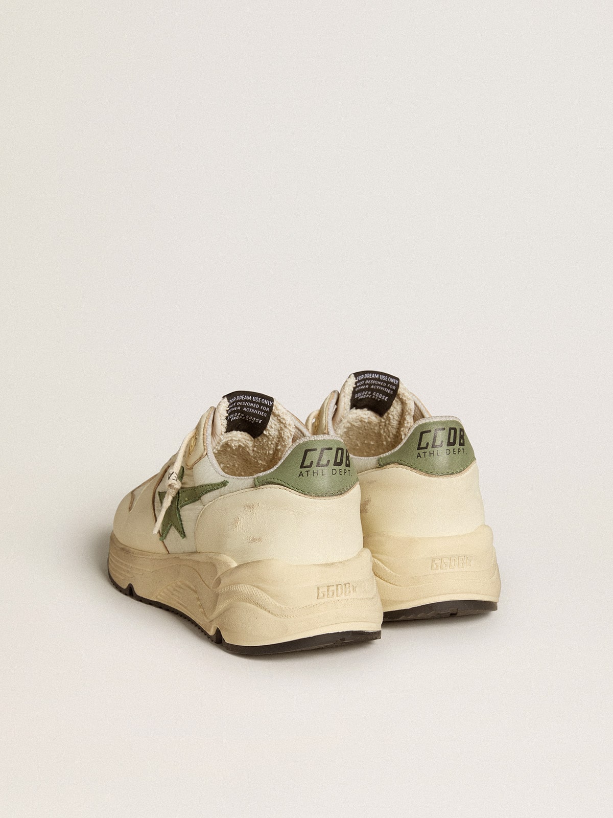 Women's Running Sole LTD in nylon and nappa with nubuck star and heel tab