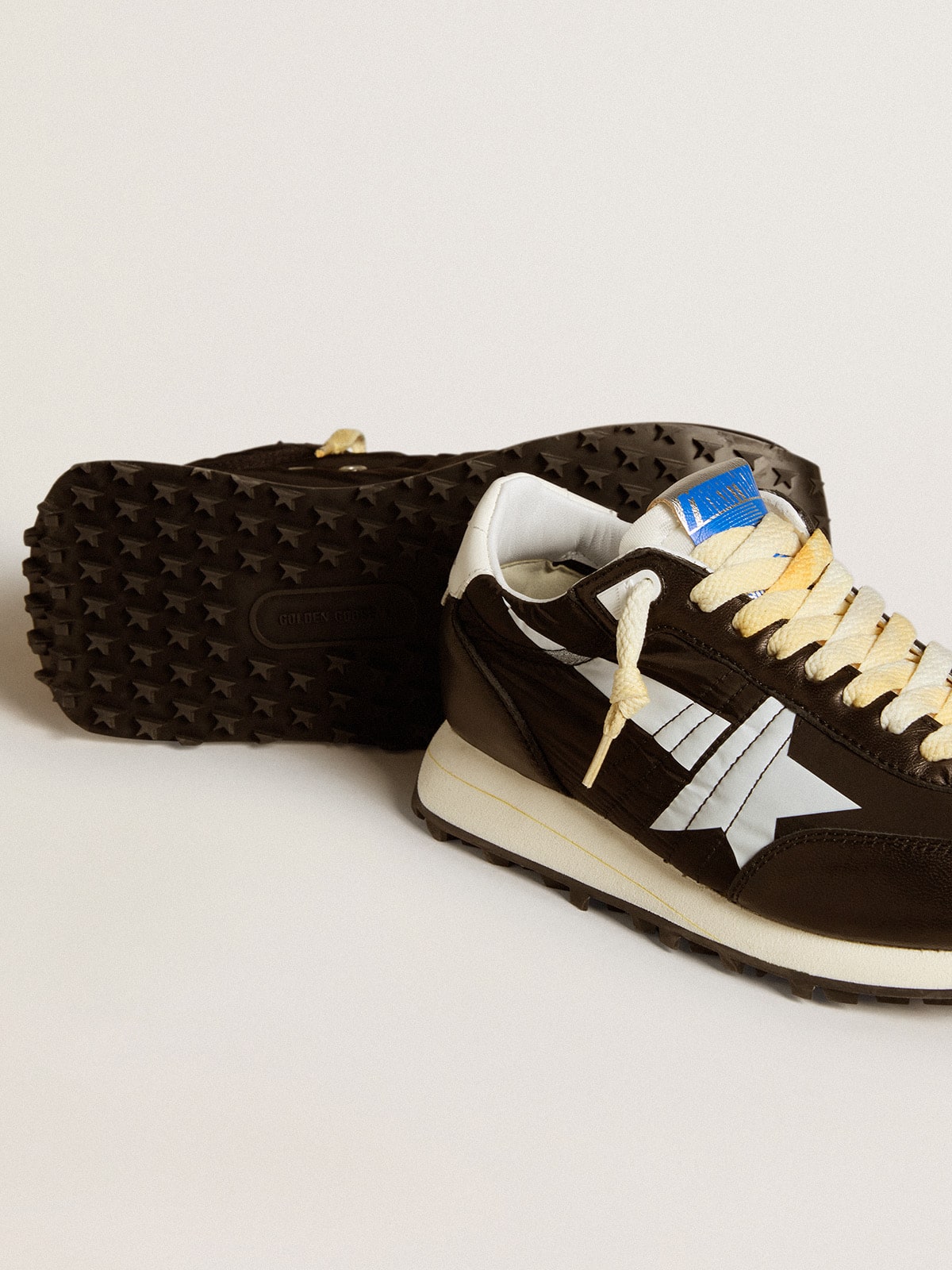 Women's Marathon with black nylon upper and white star
