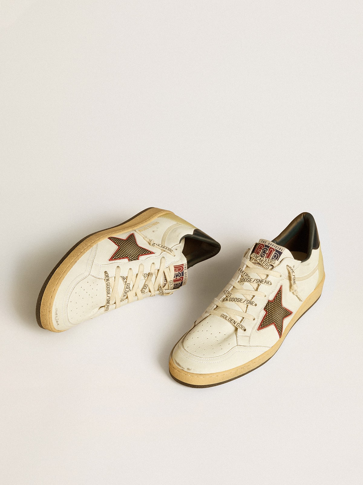 Men's Ball Star LTD with mesh star and midnight blue leather heel tab