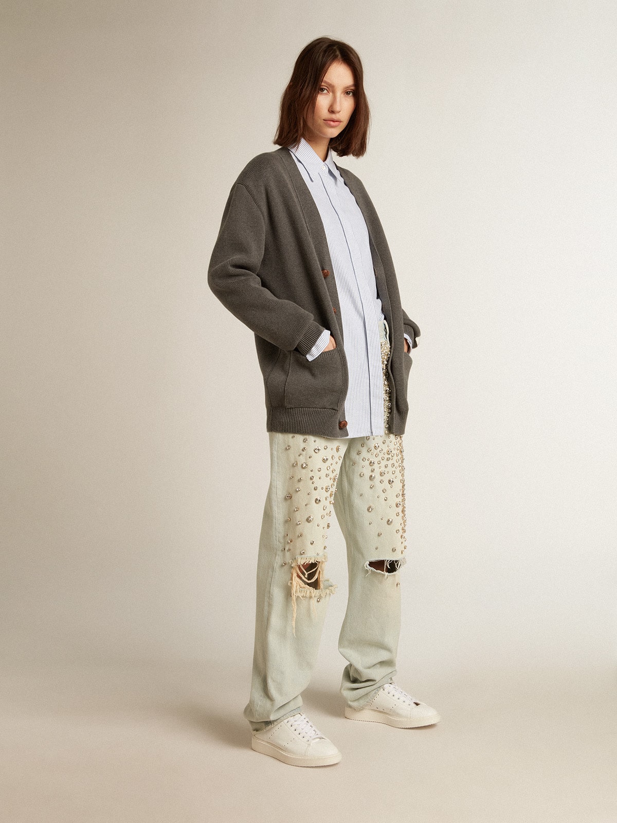 Women's bio-based Starter with white star and heel tab