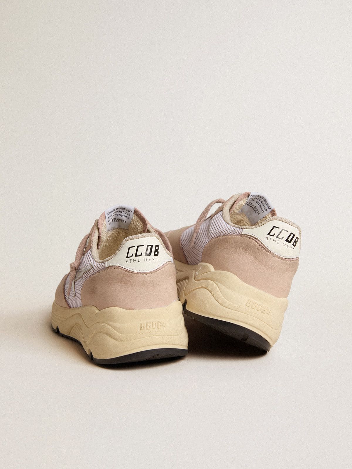 Women's Running Sole in mesh and nubuck with silver metallic leather star