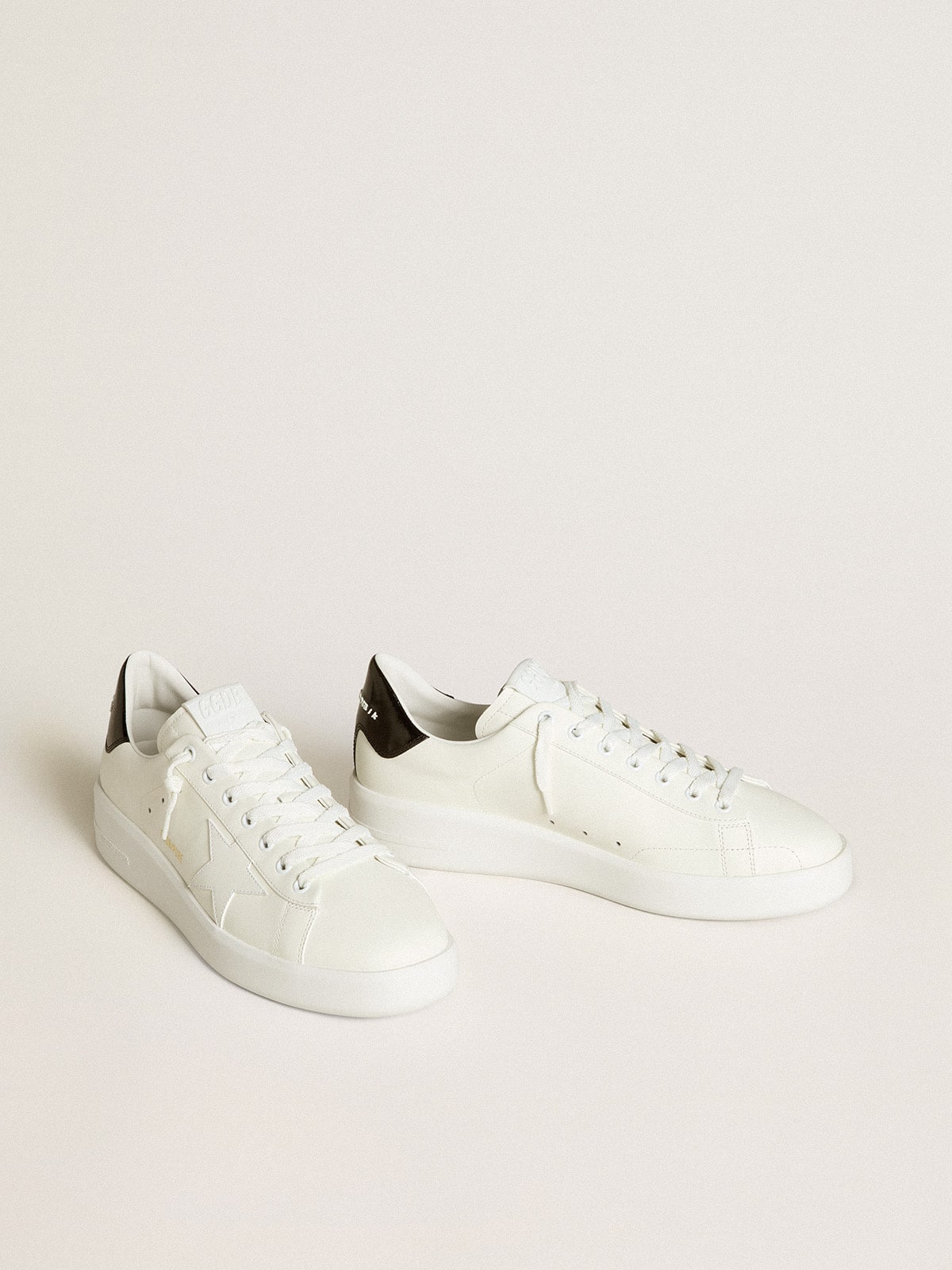 Men's Purestar with leather star and black patent leather heel tab