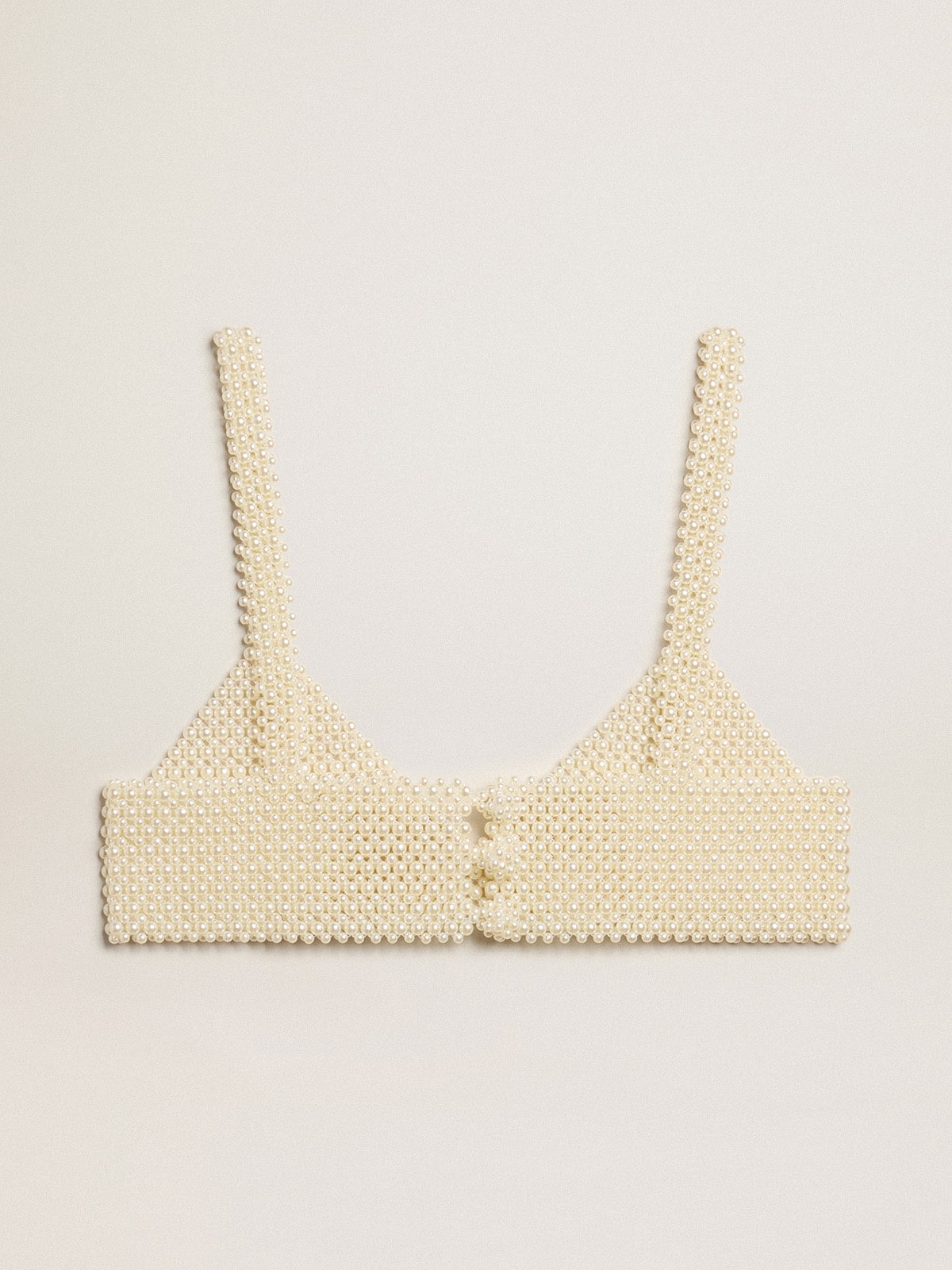 Women's string of pearls top