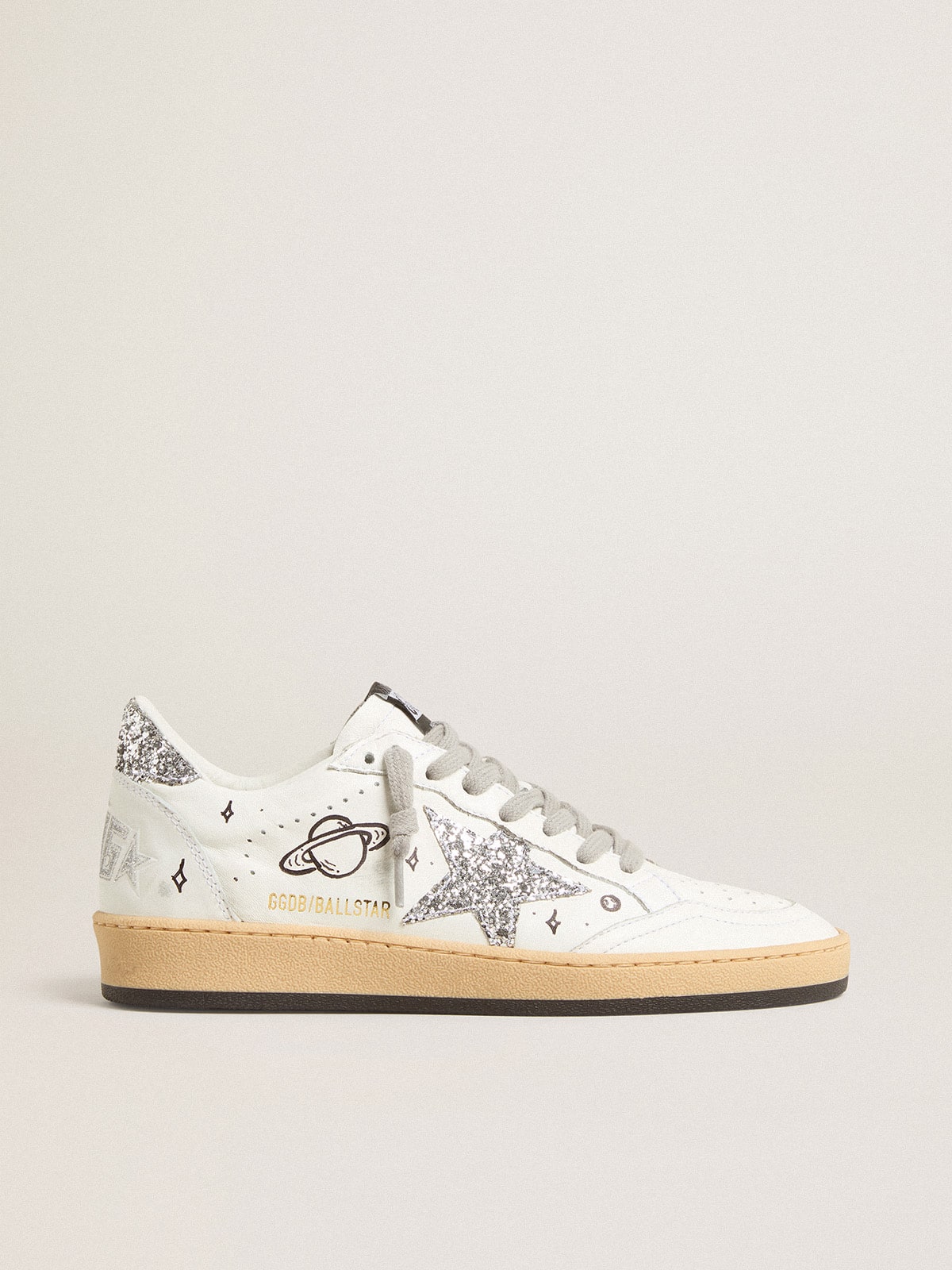 Women's Ball Star Wishes in nappa leather with glitter star and heel tab