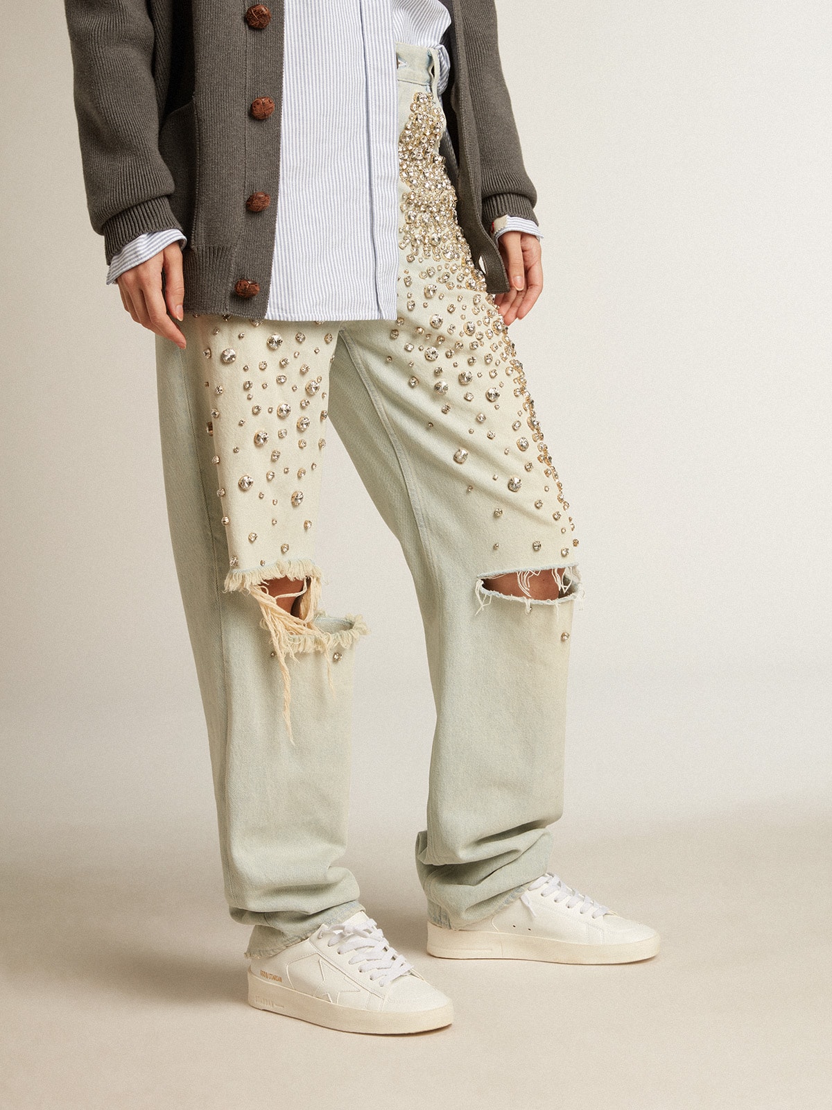 Women's bio-based Stardan with white star and heel tab