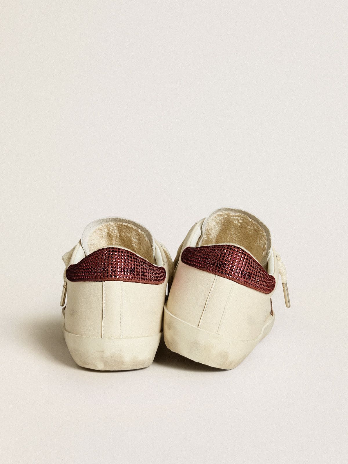 Women's Super-Star LTD with suede star and heel tab with Swarovski crystals