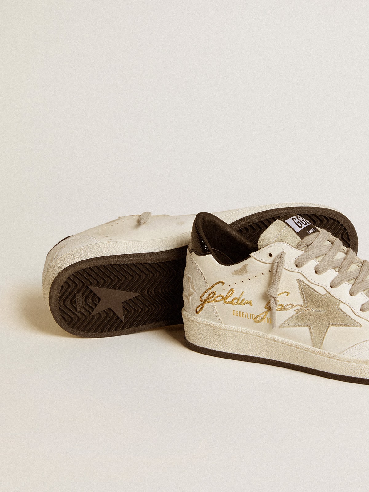 Women's Ball Star LTD with suede star and textured leather heel tab