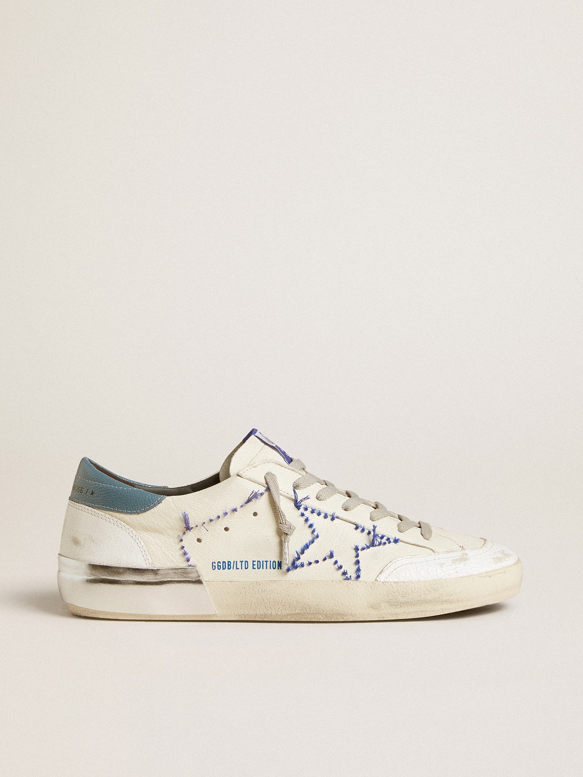 Men's Super-Star LTD in nappa with embroidered star and leather heel tab