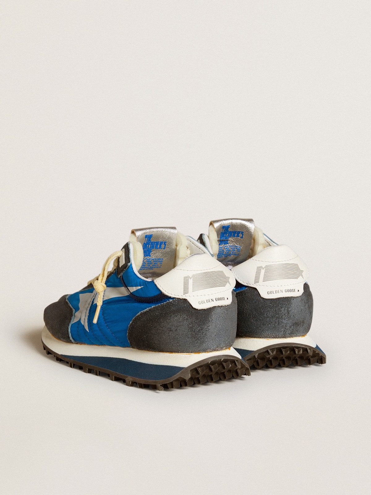 Women's Marathon with blue nylon upper and white star