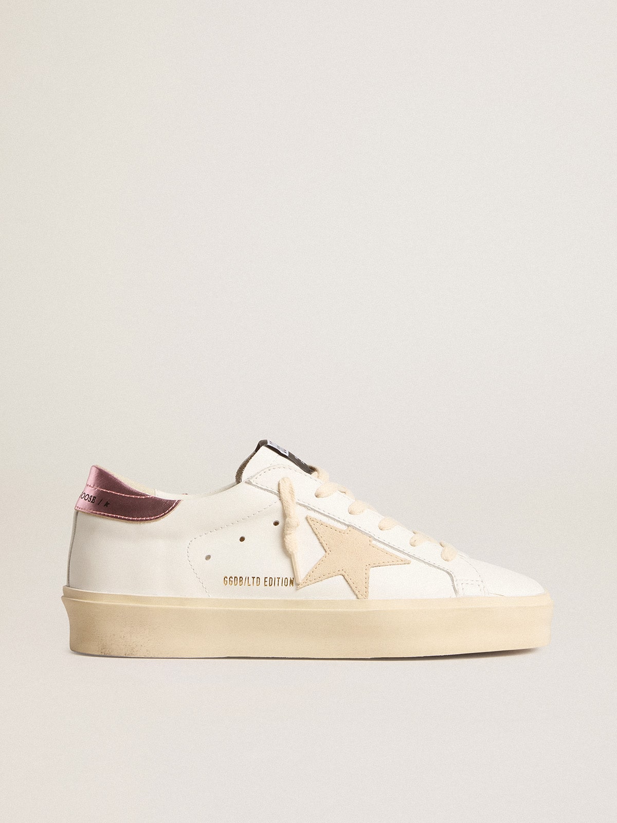 Women's Hi Star LTD with pearl suede star and metallic leather heel tab