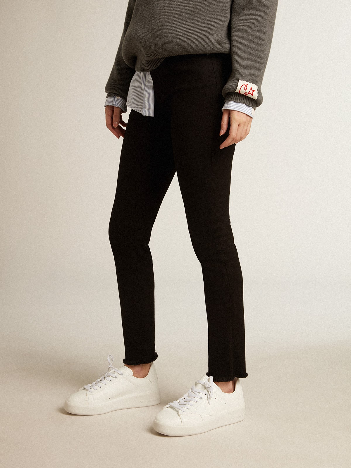 Women's bio-based Purestar with white star and heel tab