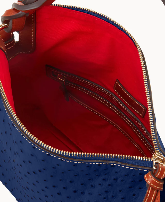 Ostrich Twist Strap Hobo