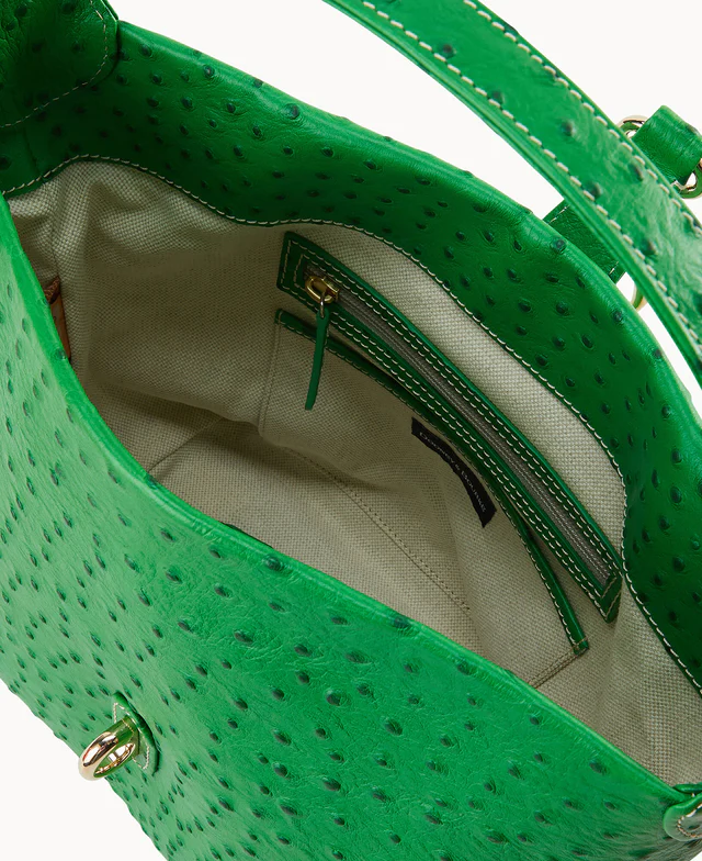 Ostrich Logo Lock Hobo