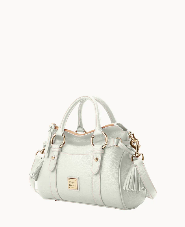 Lucca Leather Satchel With Pocket