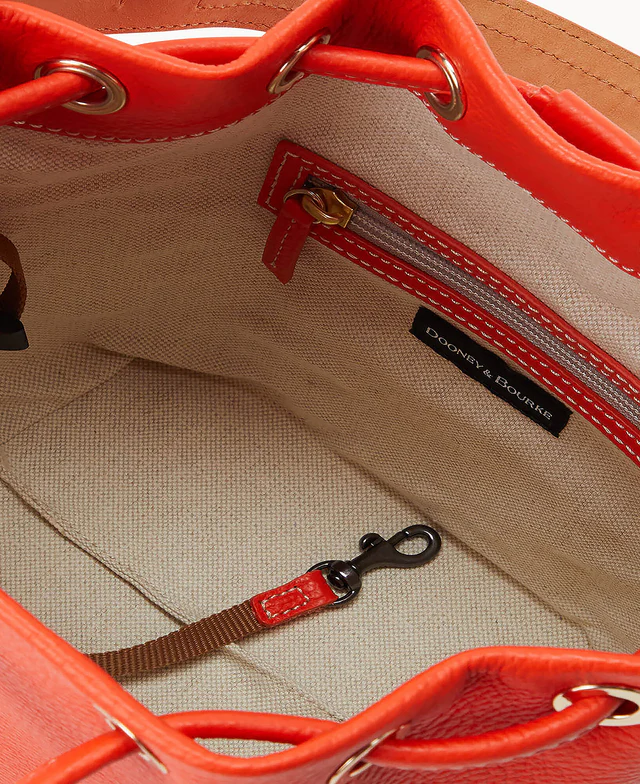 Lucca Leather Small Drawstring