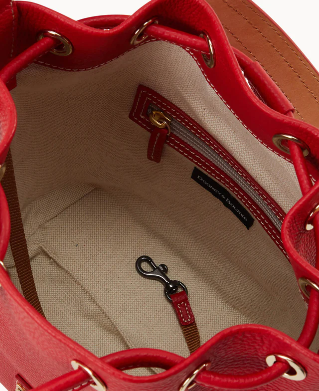 Lucca Leather Small Drawstring