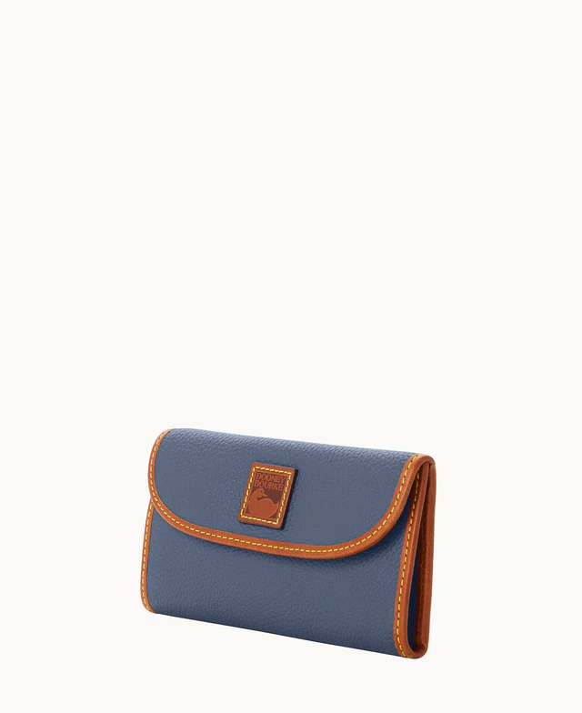 Pebble Grain Continental Clutch