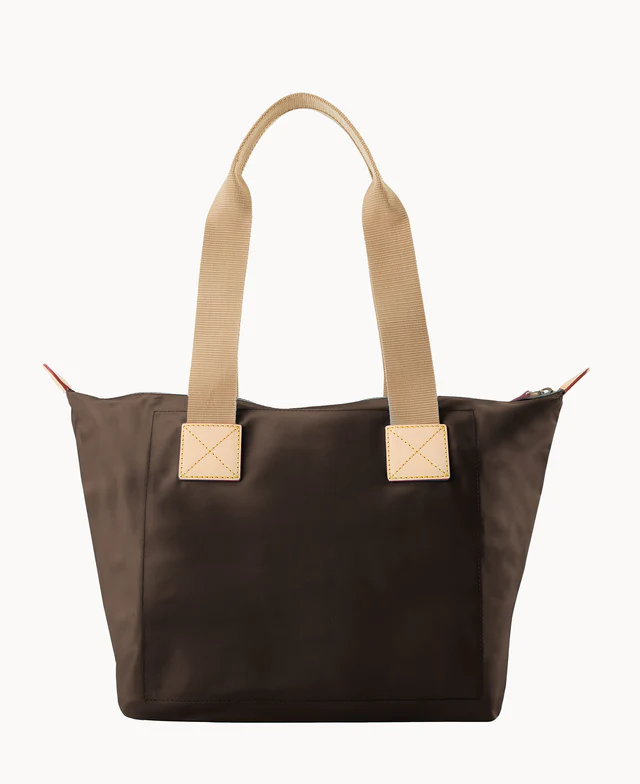 Nylon Front Zip Tote