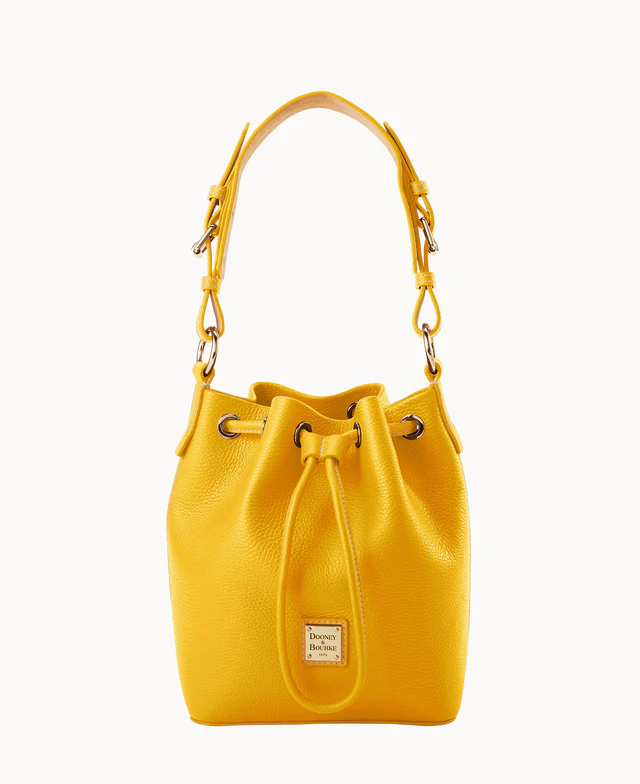 Lucca Leather Small Drawstring