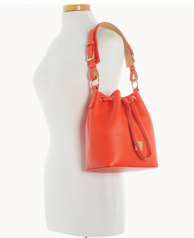 Lucca Leather Small Drawstring
