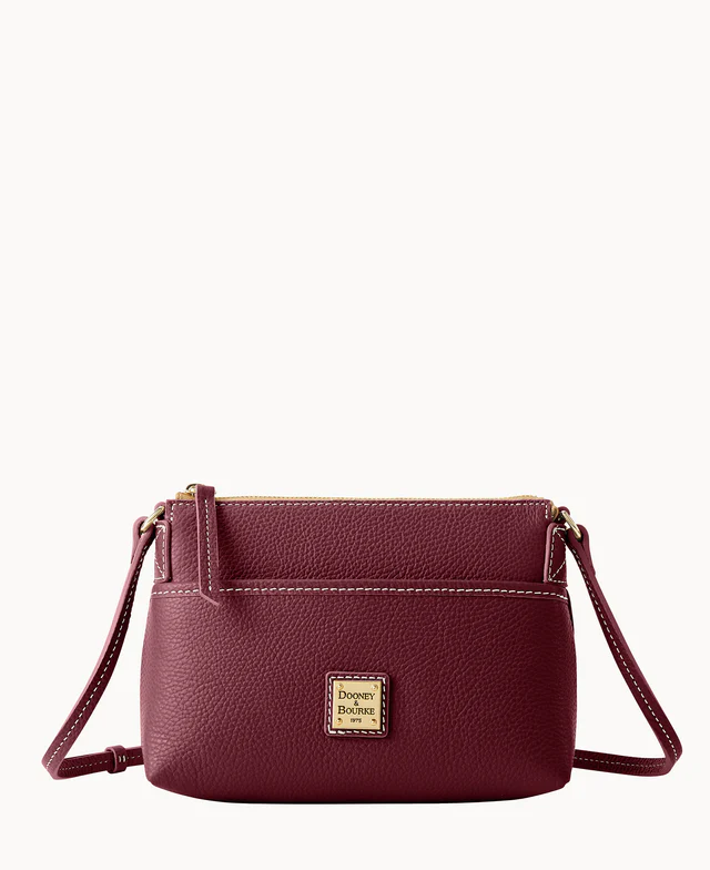 Lucca Leather Ginger Crossbody