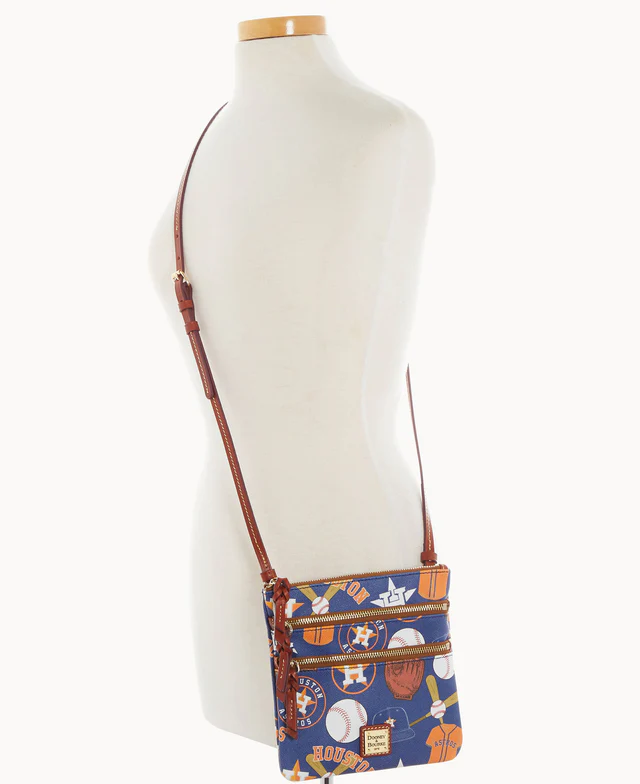 MLB Astros Triple Zip Crossbody