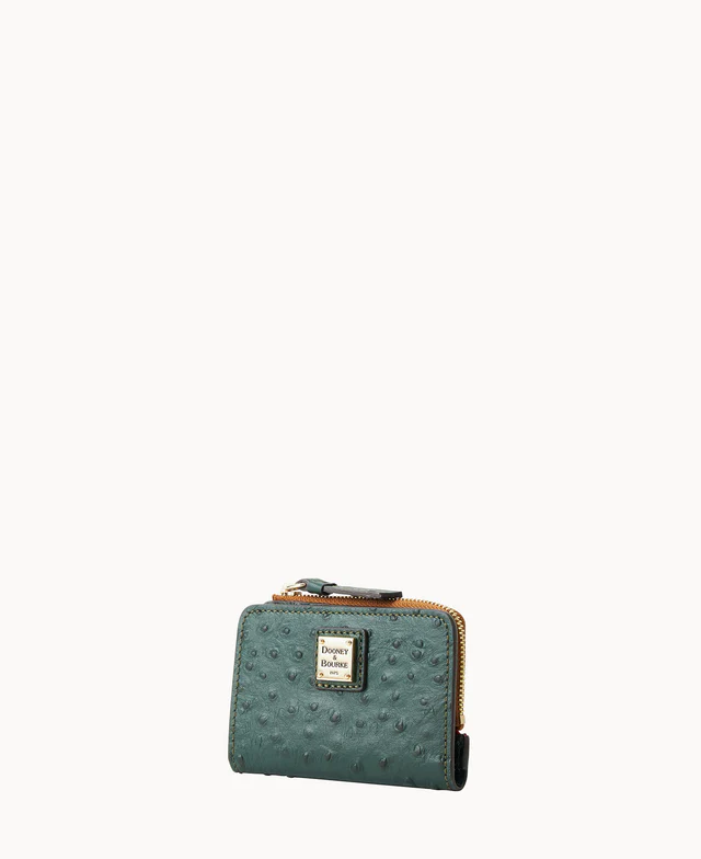 Ostrich Zip Credit Card Wallet 12