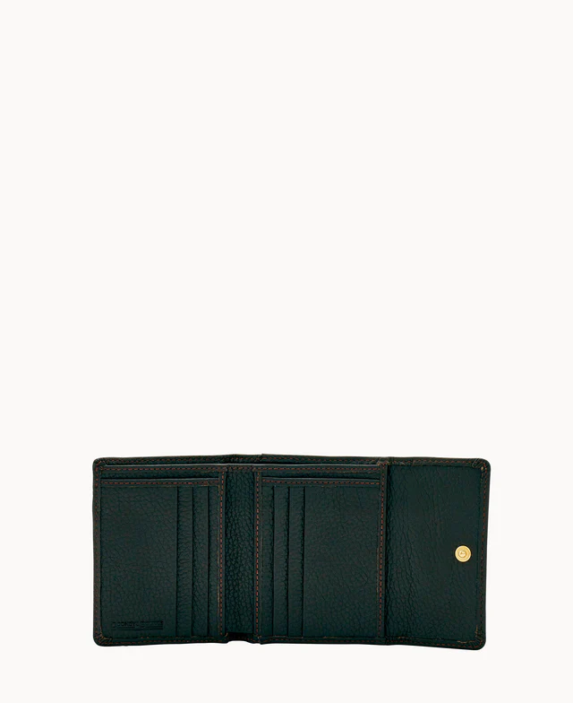 Pebble Grain Small Flap Wallet