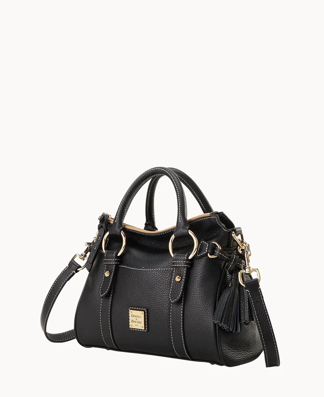 Lucca Leather Satchel With Pocket