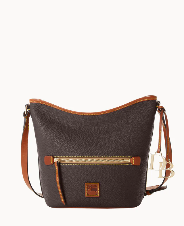 Pebble Grain Zip Sac