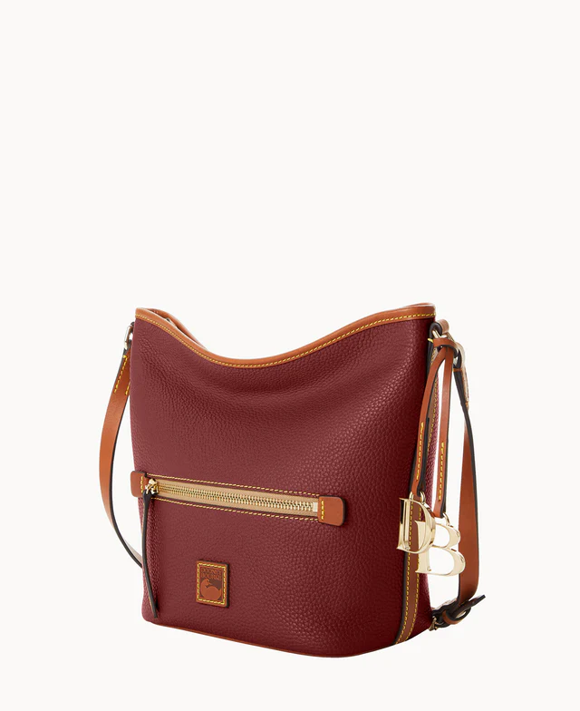 Pebble Grain Zip Sac
