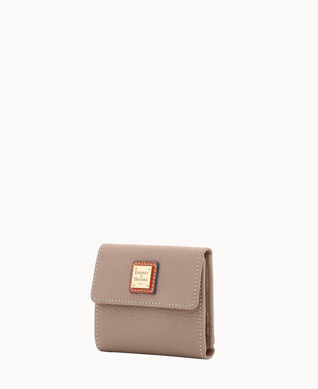 Pebble Grain Small Flap Wallet
