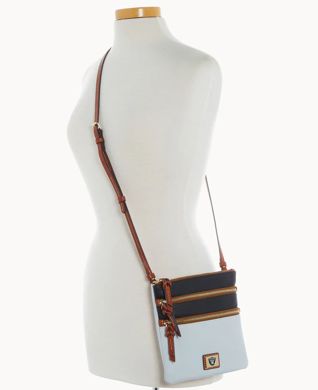 NFL Raiders Triple Zip Crossbody