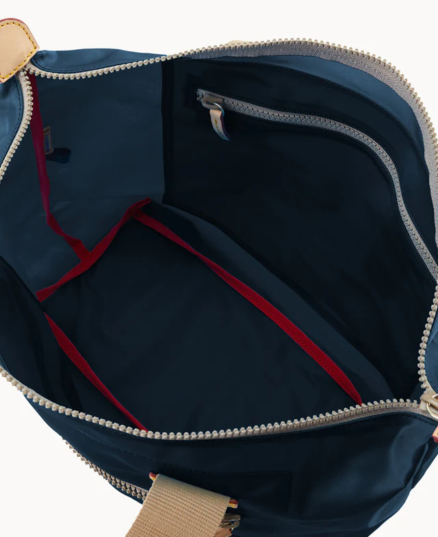 Nylon Front Zip Tote
