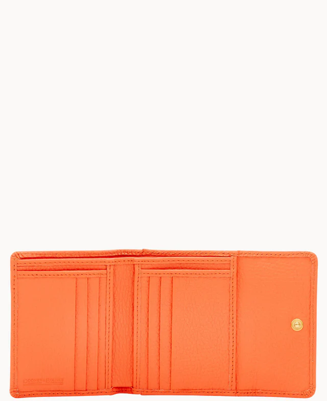 Pebble Grain Small Flap Wallet