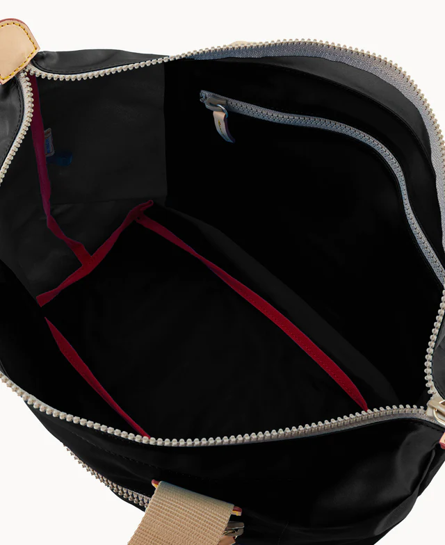 Nylon Front Zip Tote