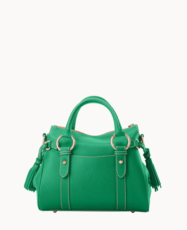 Lucca Leather Satchel With Pocket