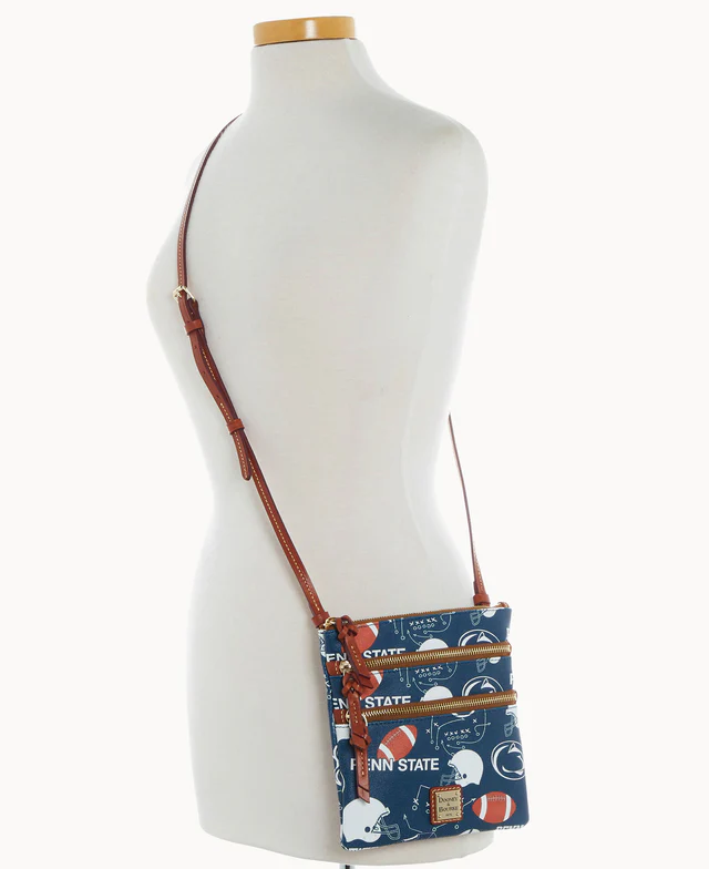 Collegiate Penn State University Triple Zip Crossbody