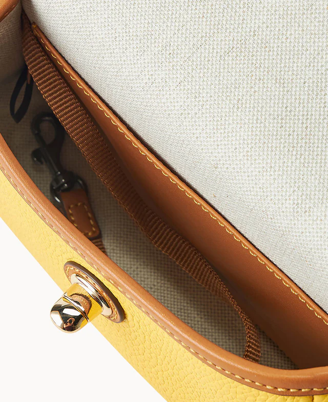 Pebble Grain Turnlock Crossbody 22