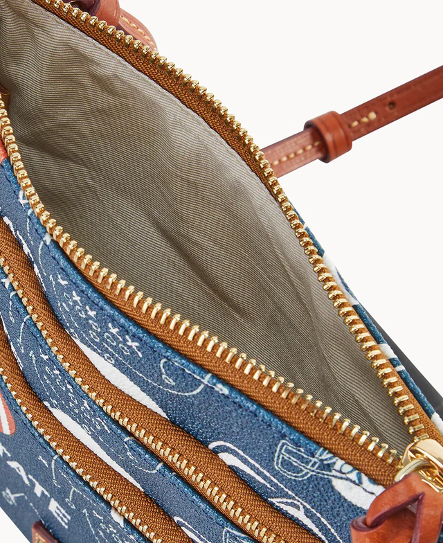 Collegiate Penn State University Triple Zip Crossbody