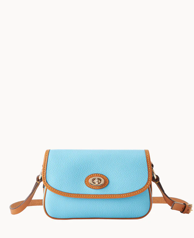 Pebble Grain Turnlock Crossbody 22
