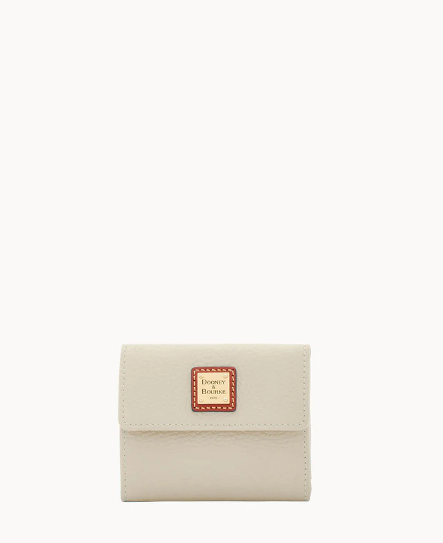 Pebble Grain Small Flap Wallet