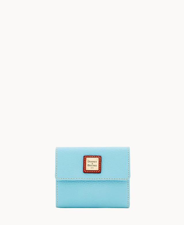 Pebble Grain Small Flap Wallet