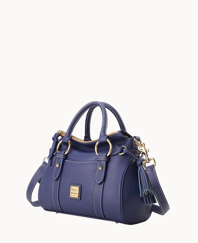 Lucca Leather Satchel With Pocket