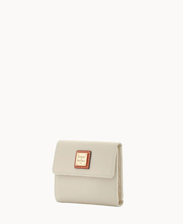 Pebble Grain Small Flap Wallet