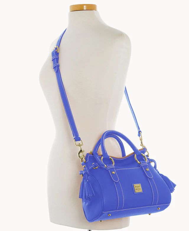 Lucca Leather Satchel With Pocket