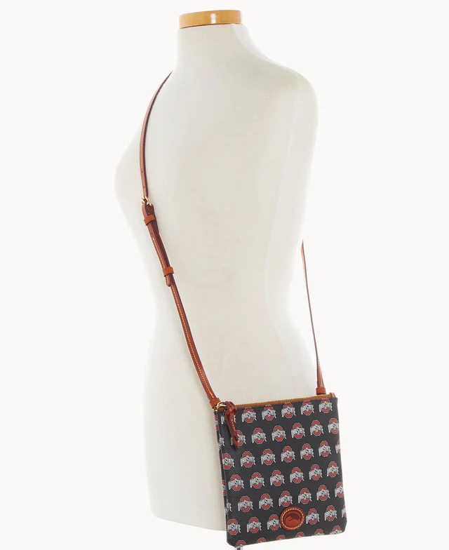 Collegiate Ohio State University North South Top Zip Crossbody