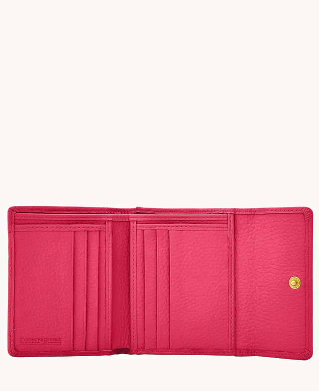 Pebble Grain Small Flap Wallet