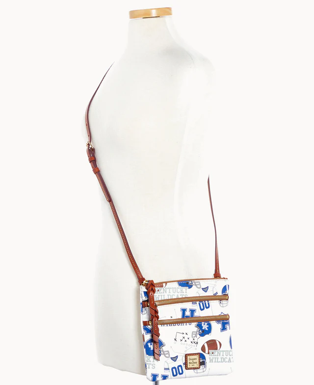 Collegiate University of Kentucky Triple Zip Crossbody
